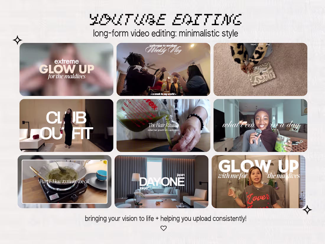 Cover image for Clean + Aesthetic YouTube Video Editing ★