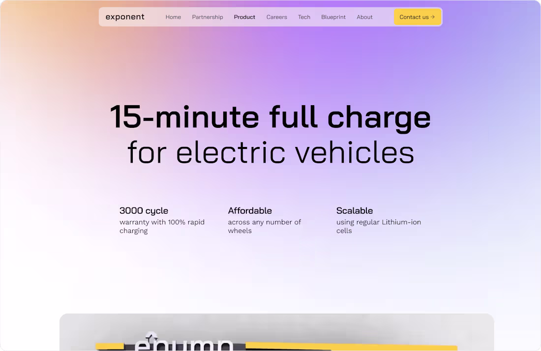 Cover image for Exponent Website