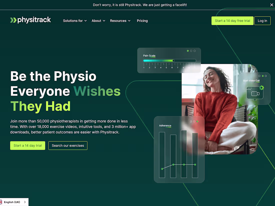 Cover image for Physitrack Enterprise Platform