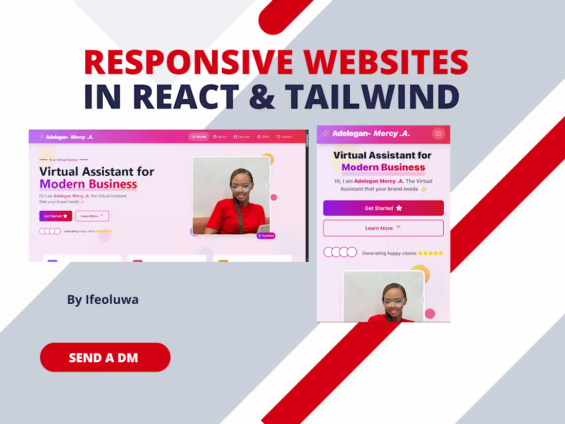 Cover image for Build Modern, Responsive Websites with React & Tailwind 