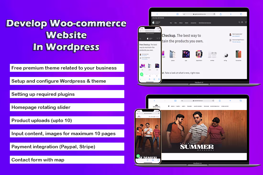 Cover image for Develop woo-commerce/e-commerce website in Wordpress