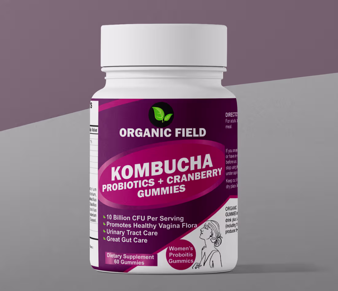 Cover image for Organic Field - Supplement Label Design