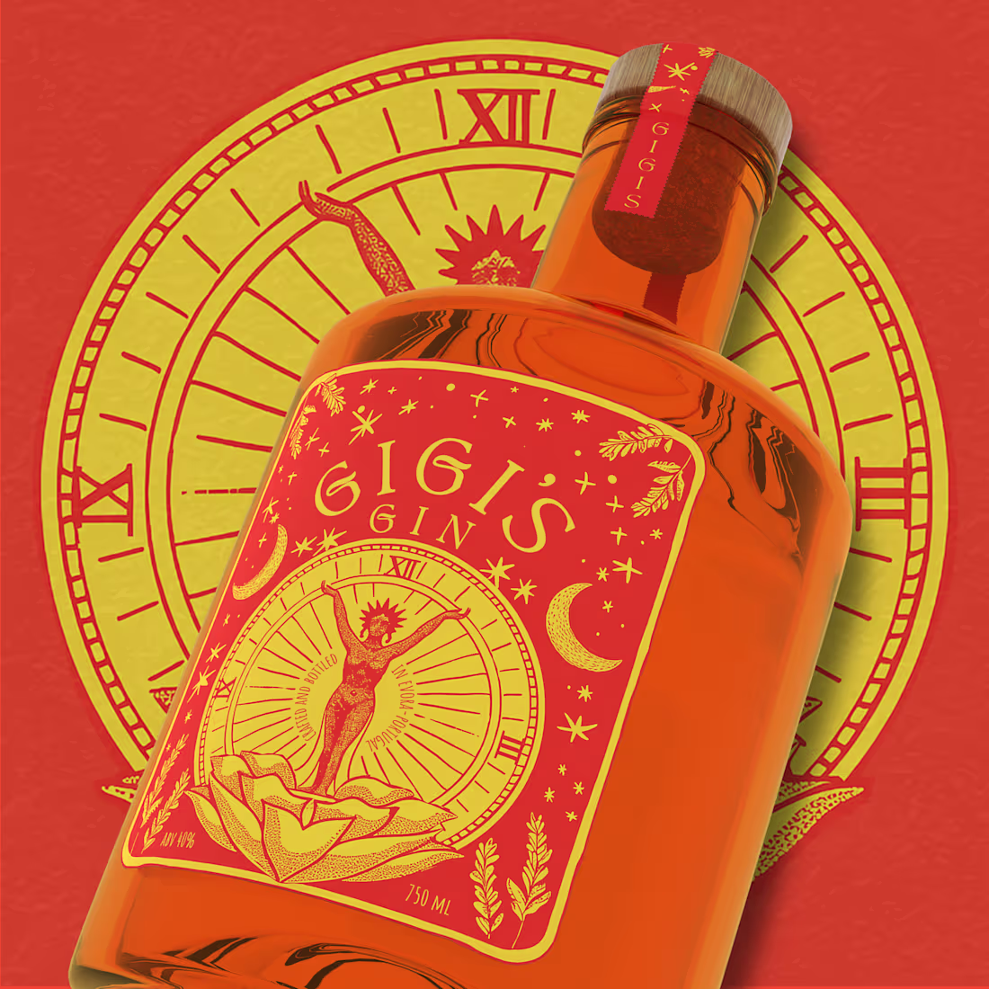 Cover image for GIGI'S GIN : Label Design + Visual Identity
