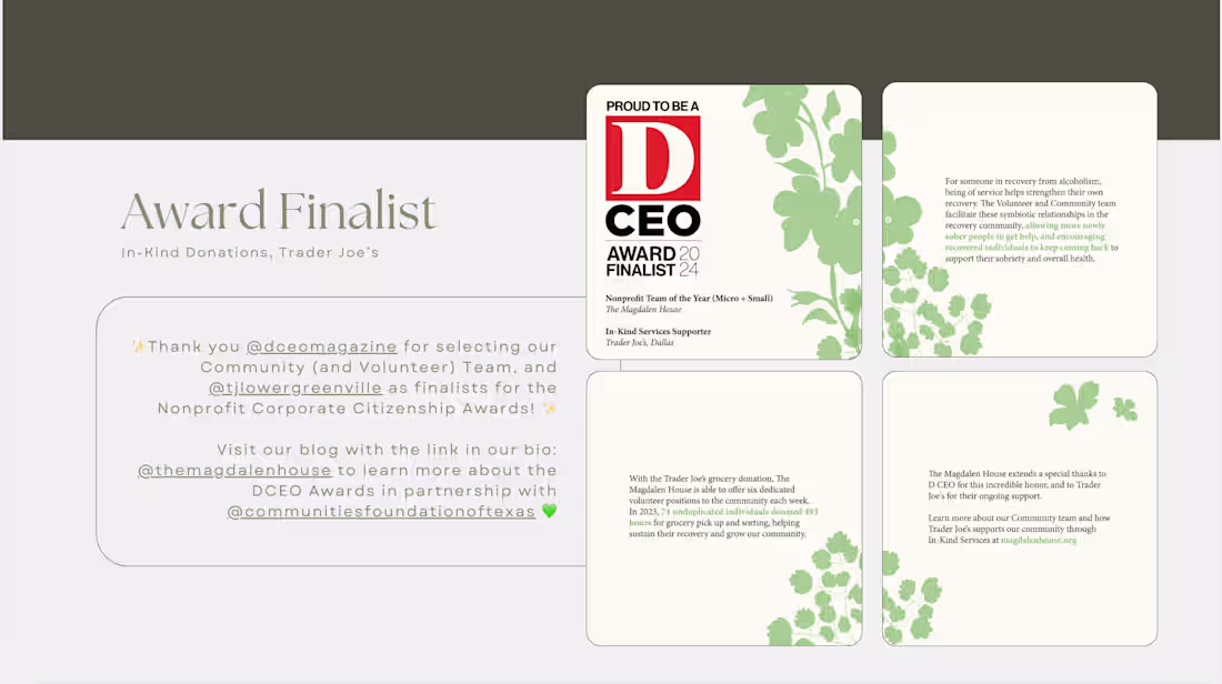 Cover image for Copywriting for Award Finalist