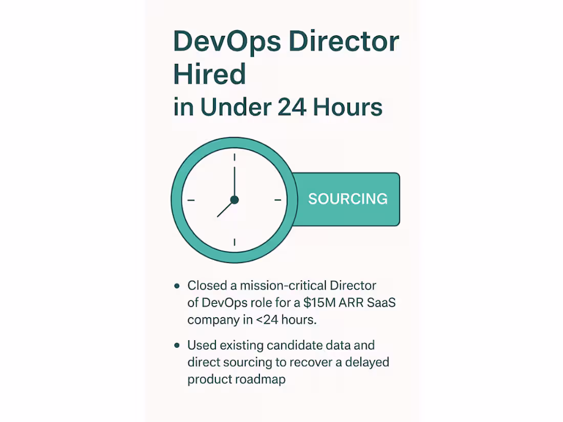 Cover image for DevOps Director Hired in Under 24 Hours