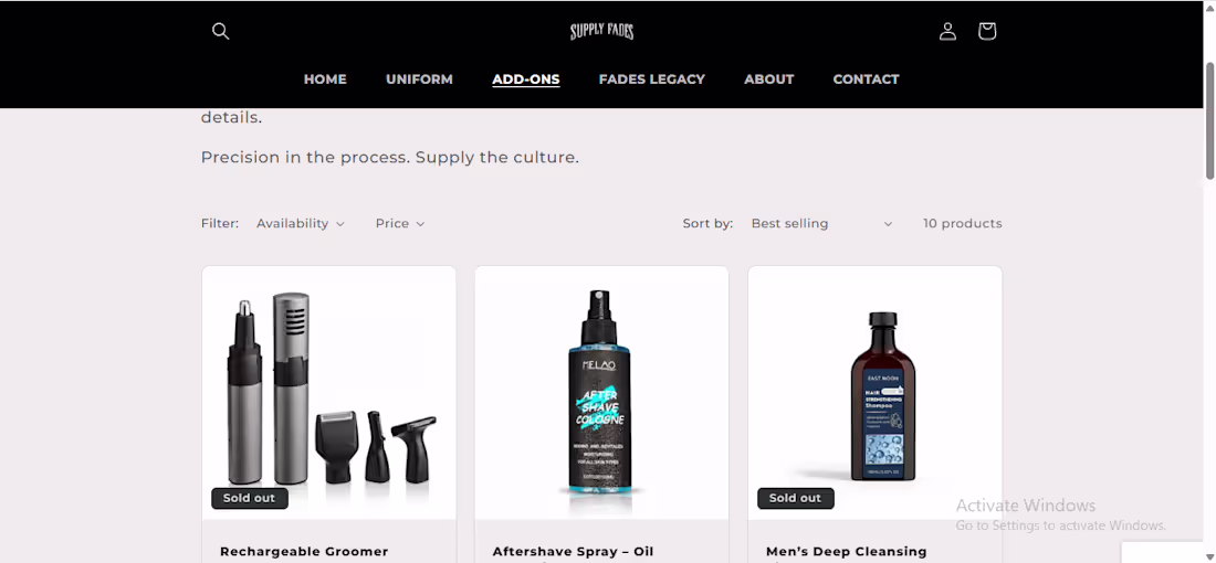 Cover image for Shopify store redesign for Willie