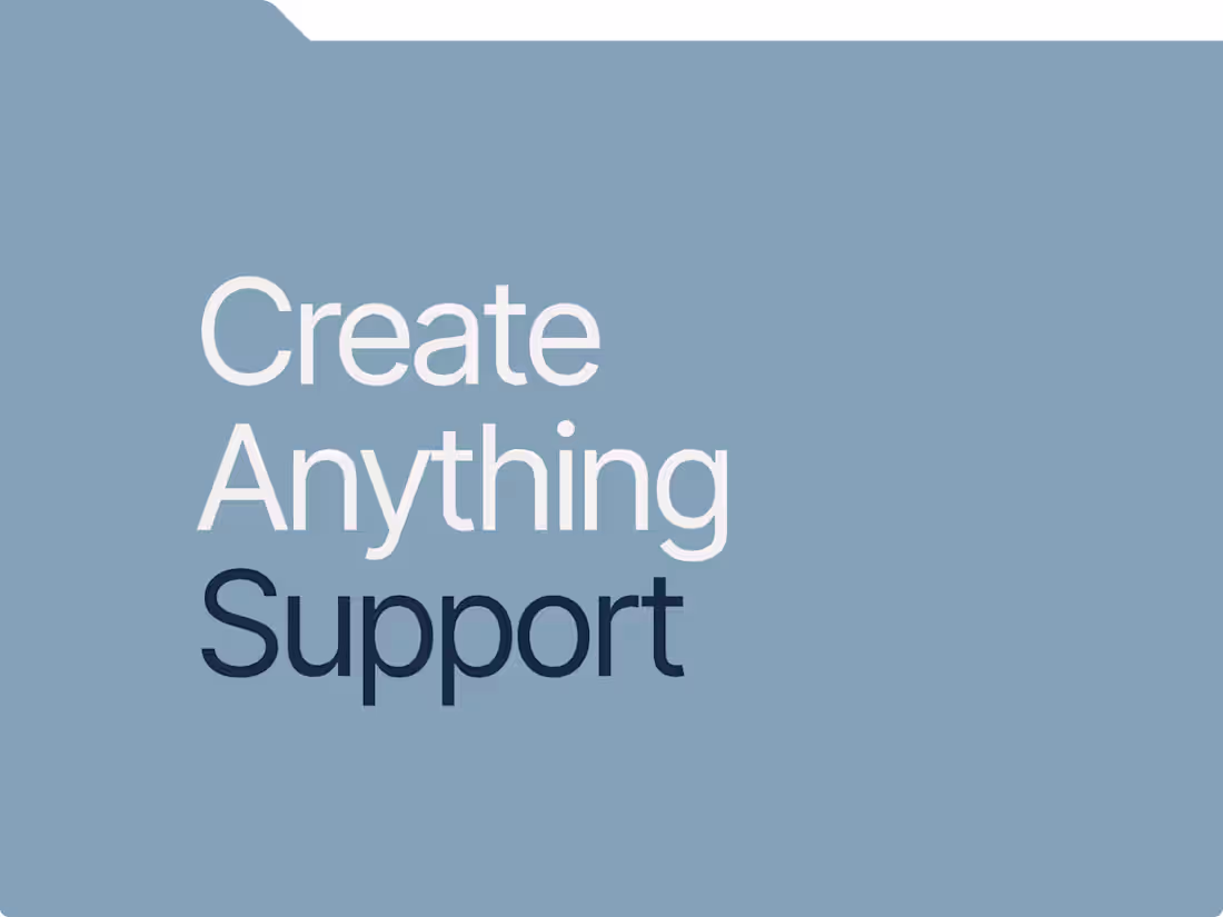 Cover image for Create Anything Training