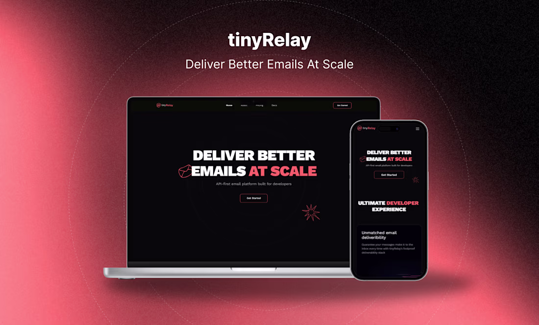 Cover image for tinyRelay Website Development