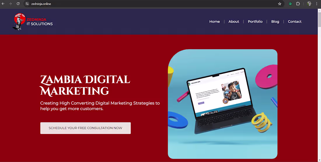 Cover image for ZedNinja Website