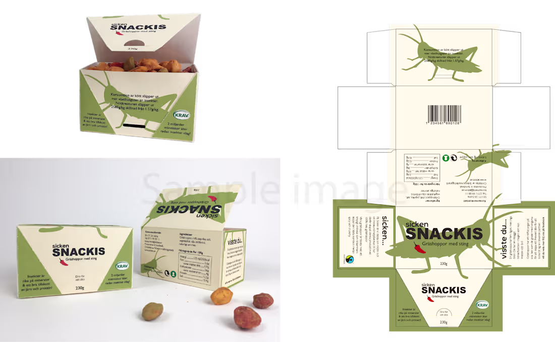 Cover image for Sicken Snackis 