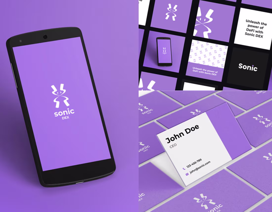 Cover image for Sonic DEX Branding on Behance