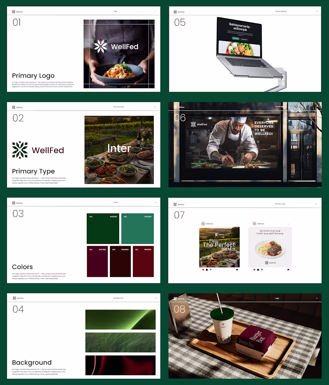 Cover image for WellFed Brand Identity Design