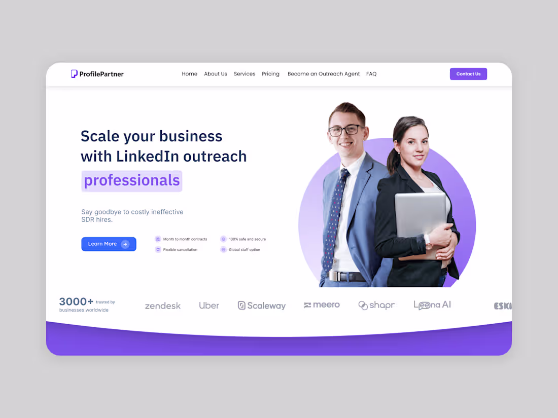 Cover image for Sleek and Modern - Redesign Project For Profile Partner 