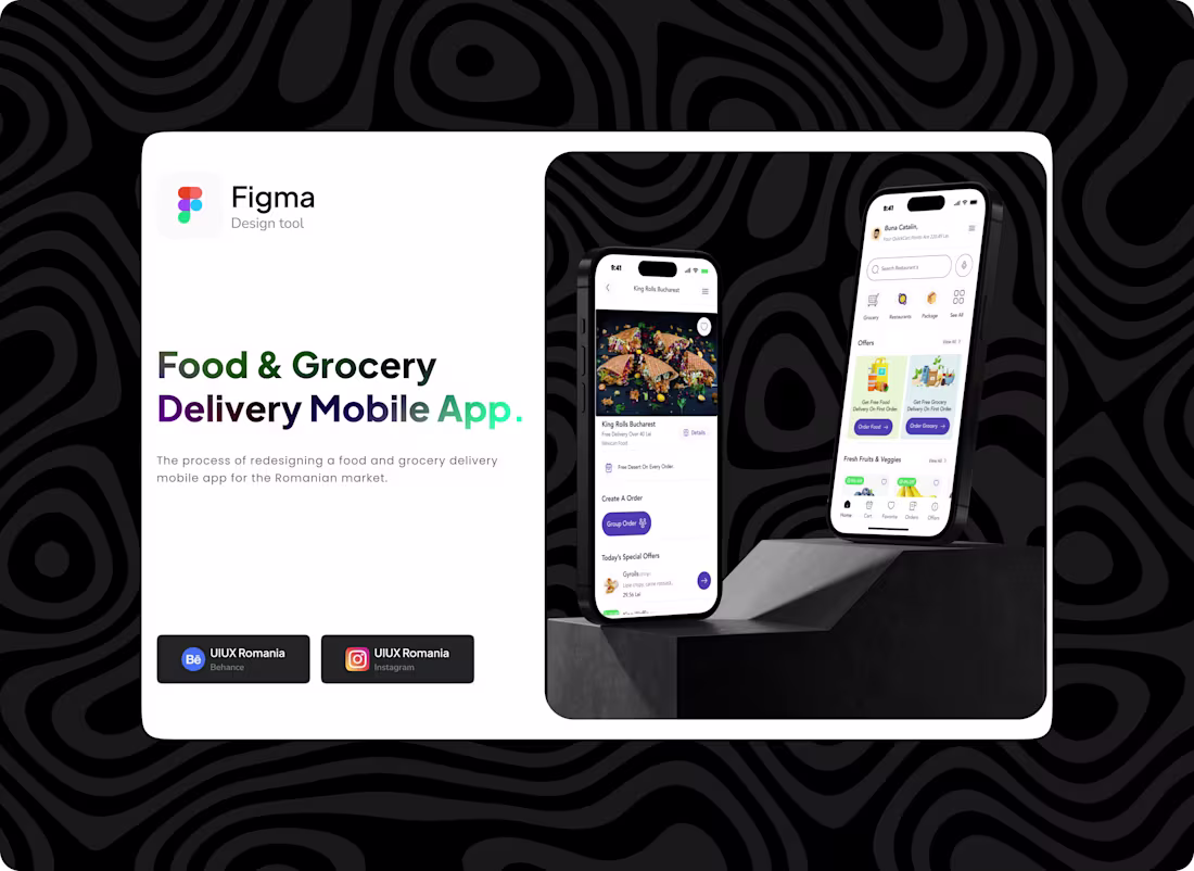Cover image for Food Grocery Delivery App.
