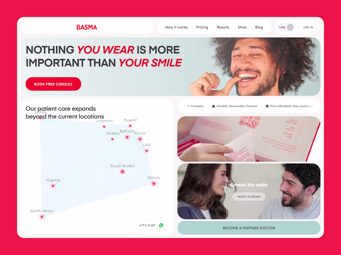 Cover image for BASMA — invisible aligners