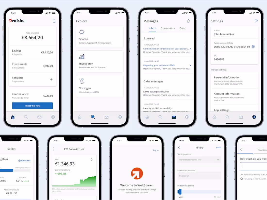 Cover image for App design for wealth management