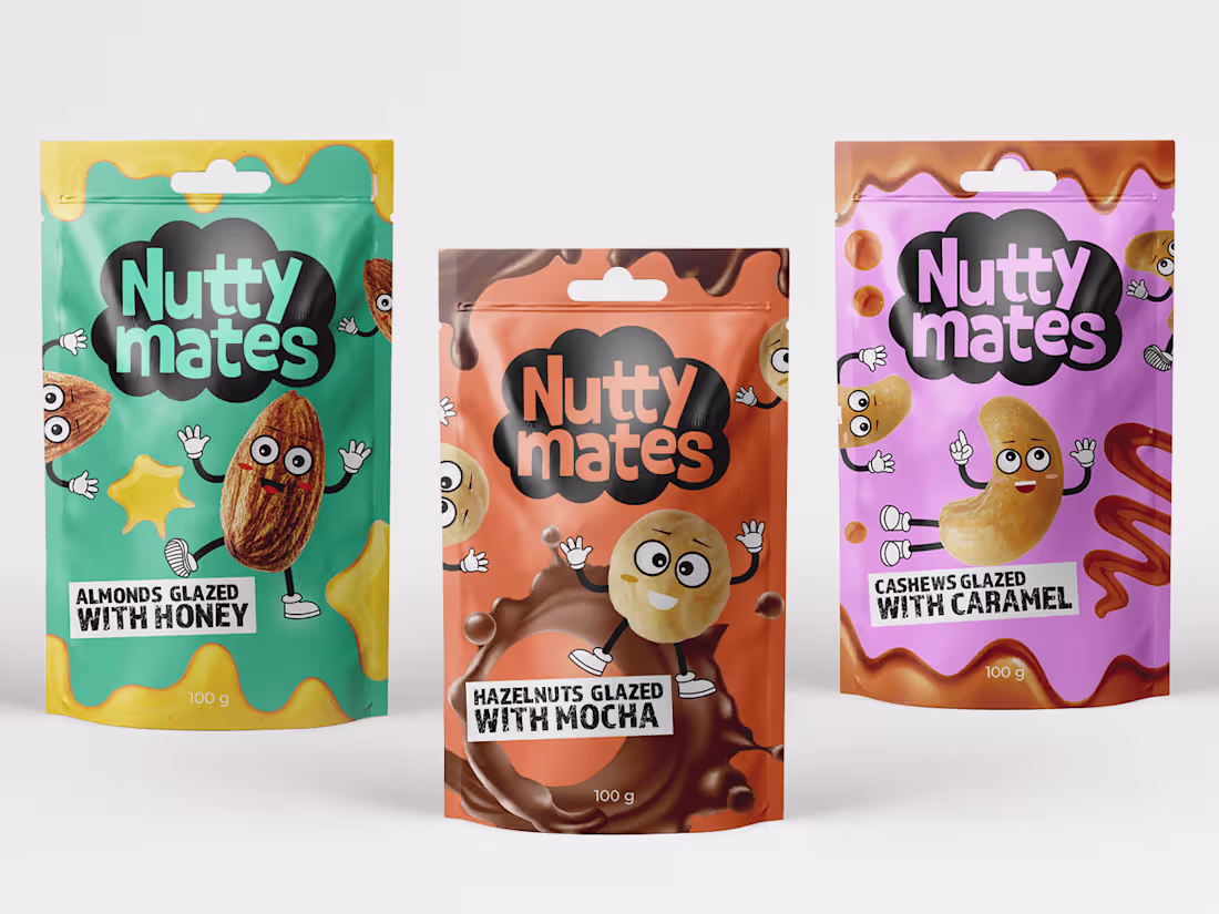 Cover image for Nutty Mates - Packaging Design