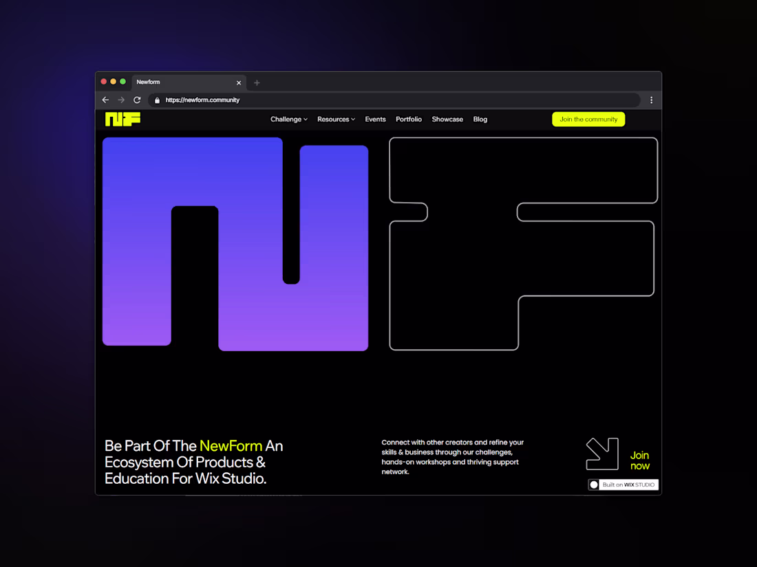 Cover image for Web Development for NewForm's Design Platform