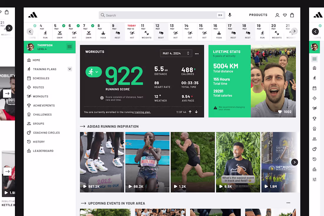 Cover image for Adidas Micoach Fitness Platform