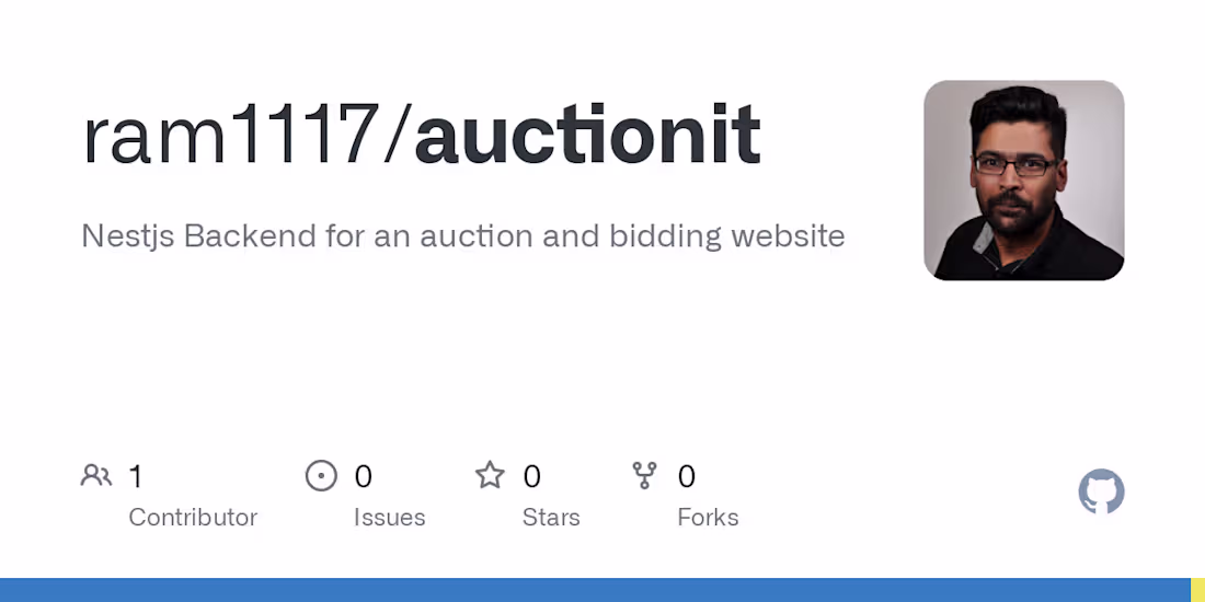 Cover image for ram1117/auctionit