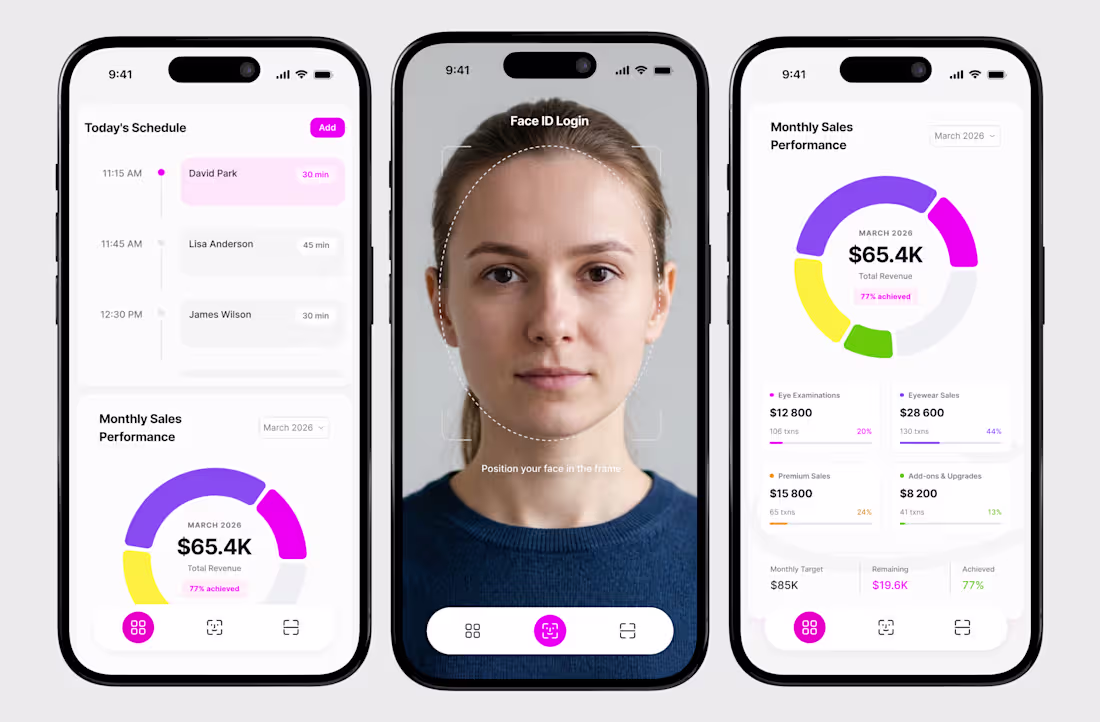 Cover image for CRM App Design for Optical