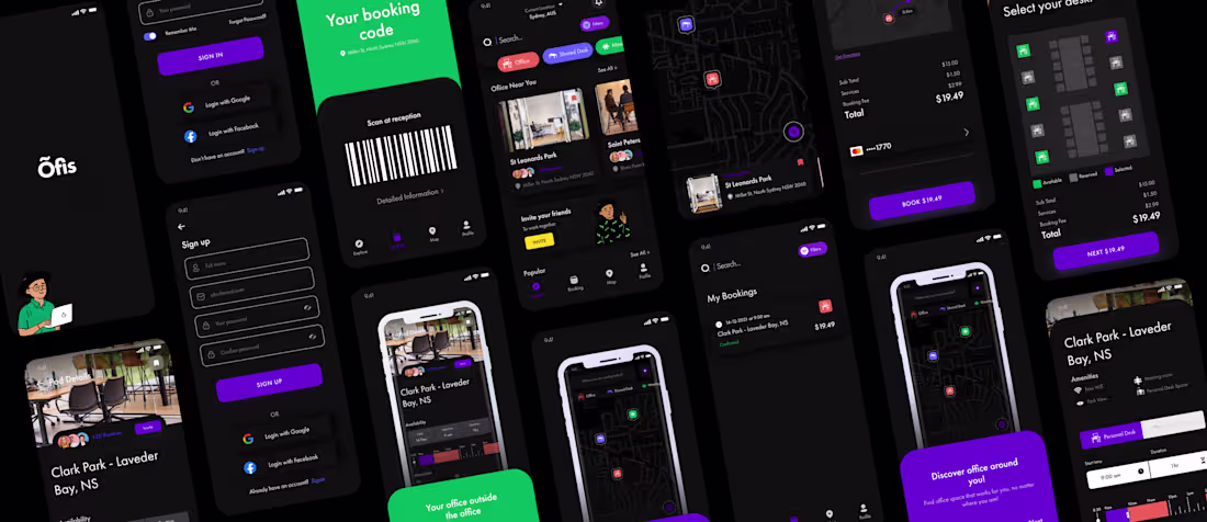 Cover image for Ofis - Branding and UI/UX