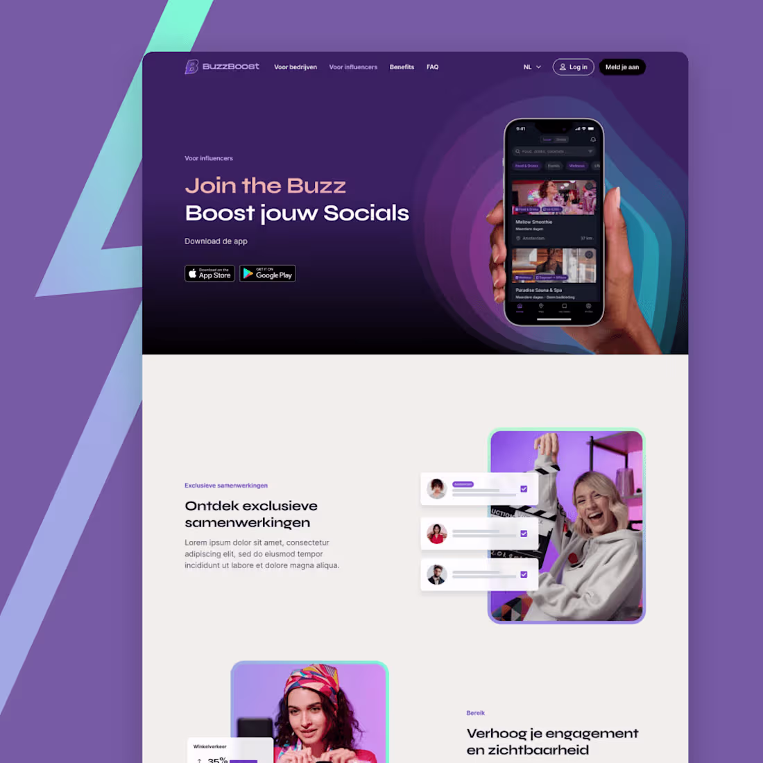 Cover image for BuzzBoost Influencer Marketing App