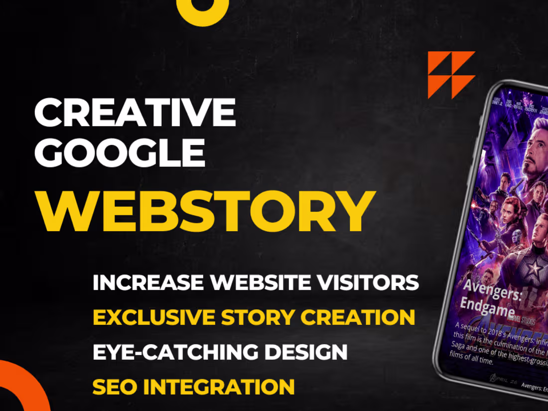 Cover image for I will create discover friendly Google Webstories for you