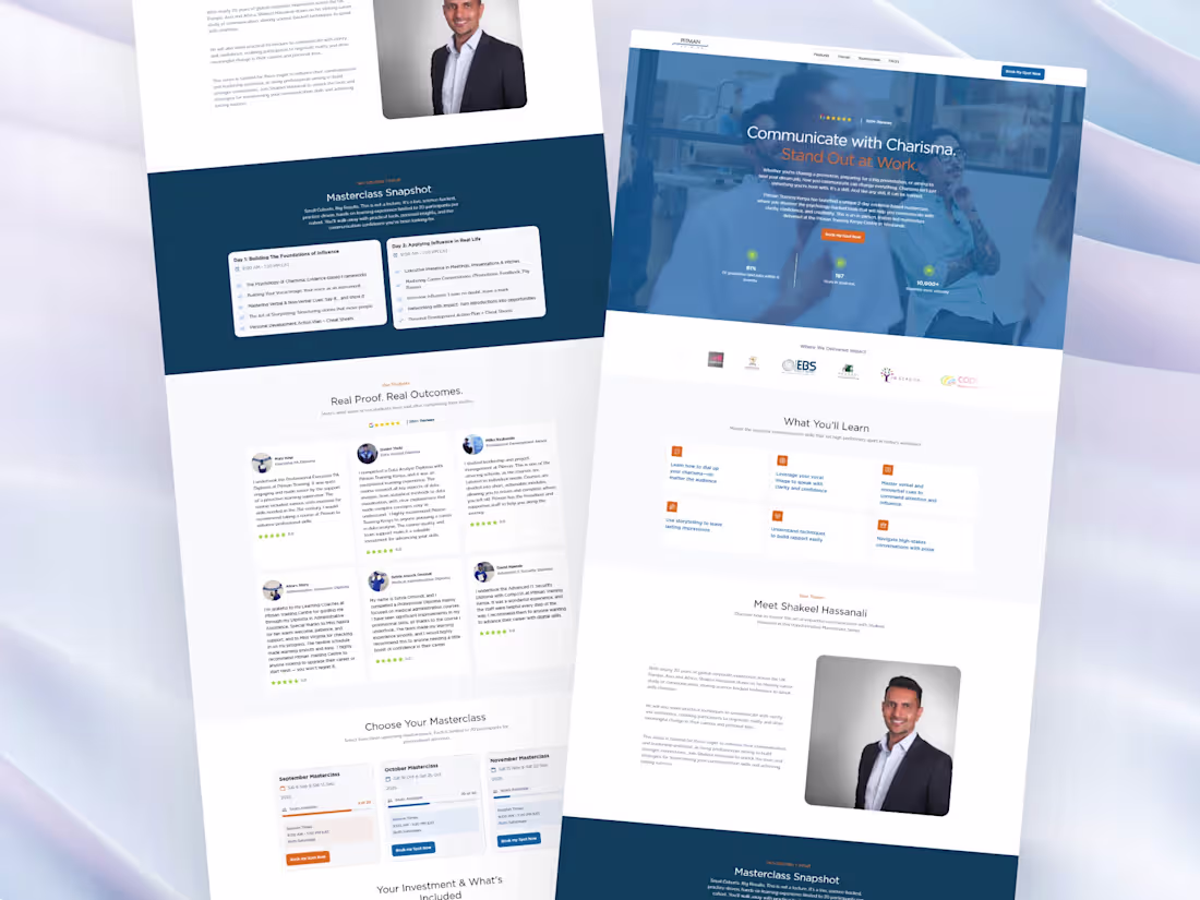 Cover image for Website Design and Development for Pitman Training Kenya