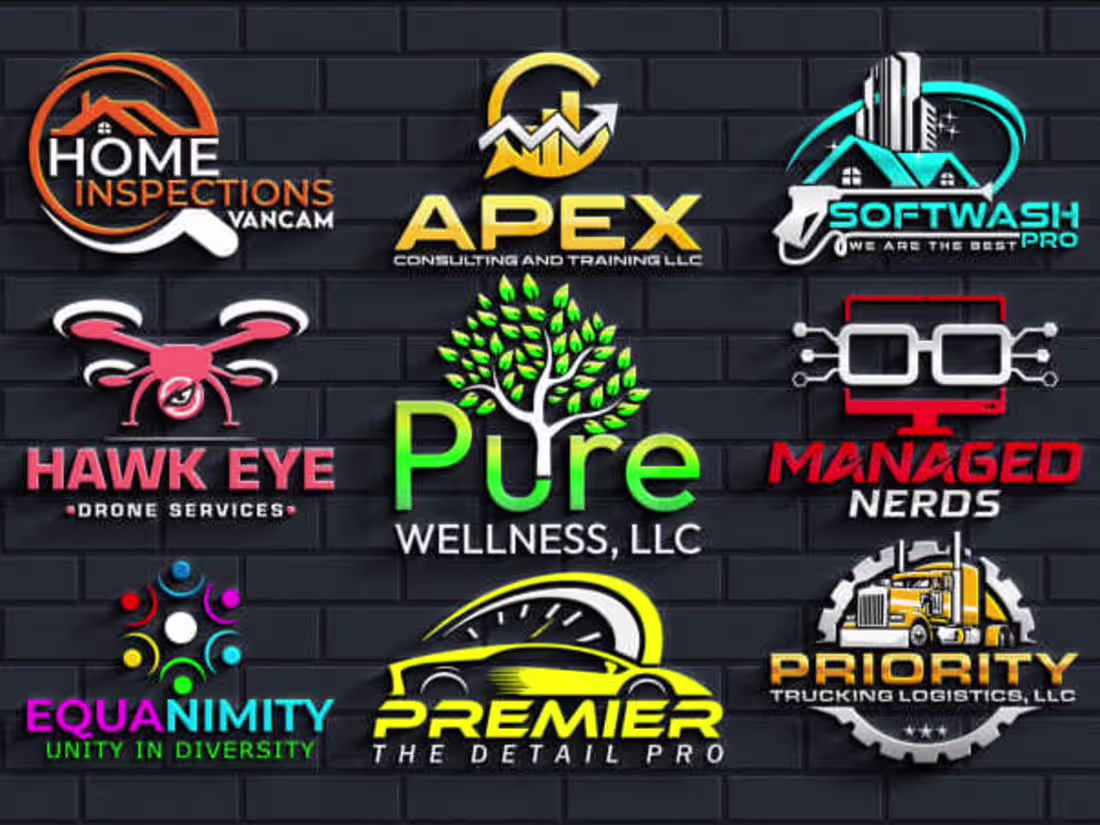 Cover image for I will do modern custom minimalist unique business logo design