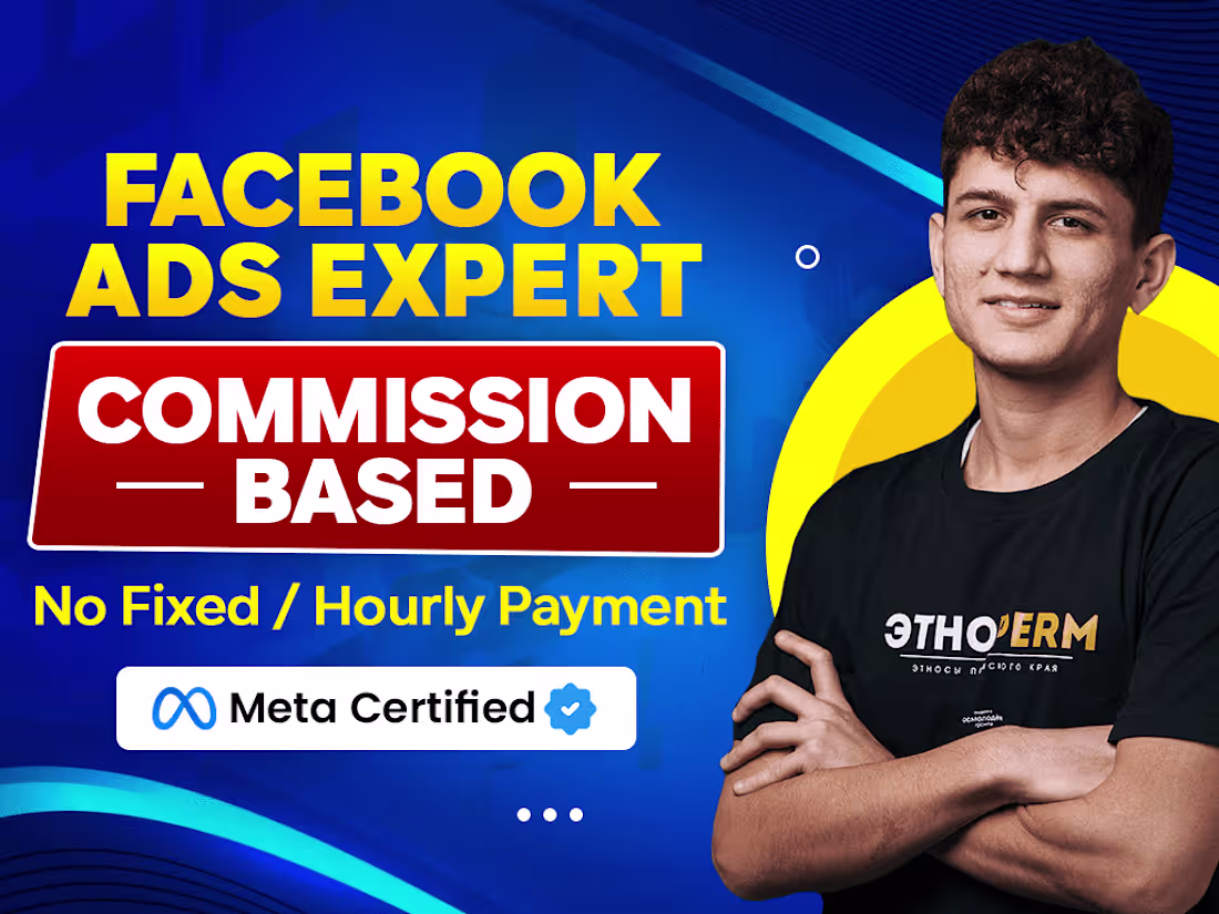Cover image for Freelance Facebook Ads Expert On Commission Based