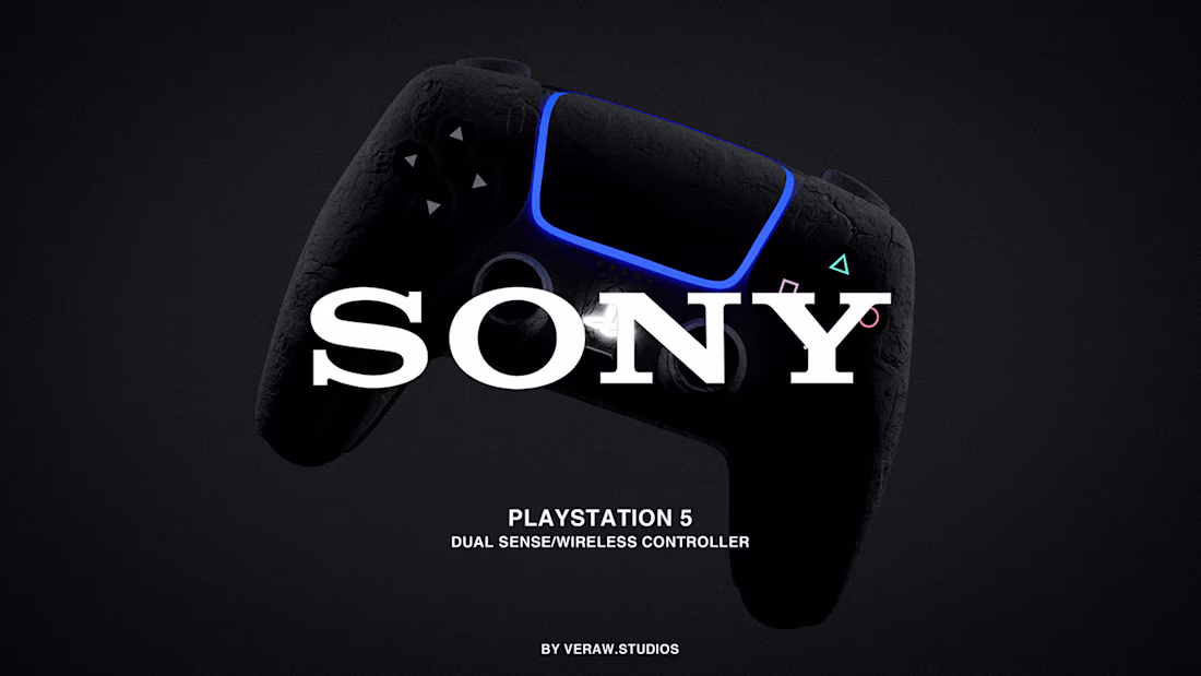 Cover image for DUALSENSE WIRELESS CONTROLLER PRODUCT RENDER :: Behance