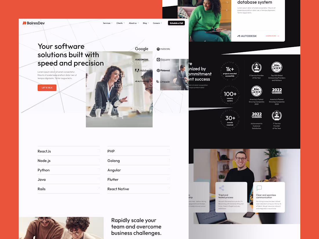 Cover image for Talent Outsourcing Website Design