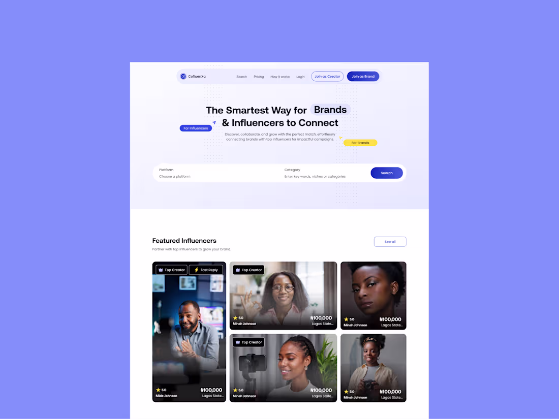 Cover image for Website design 