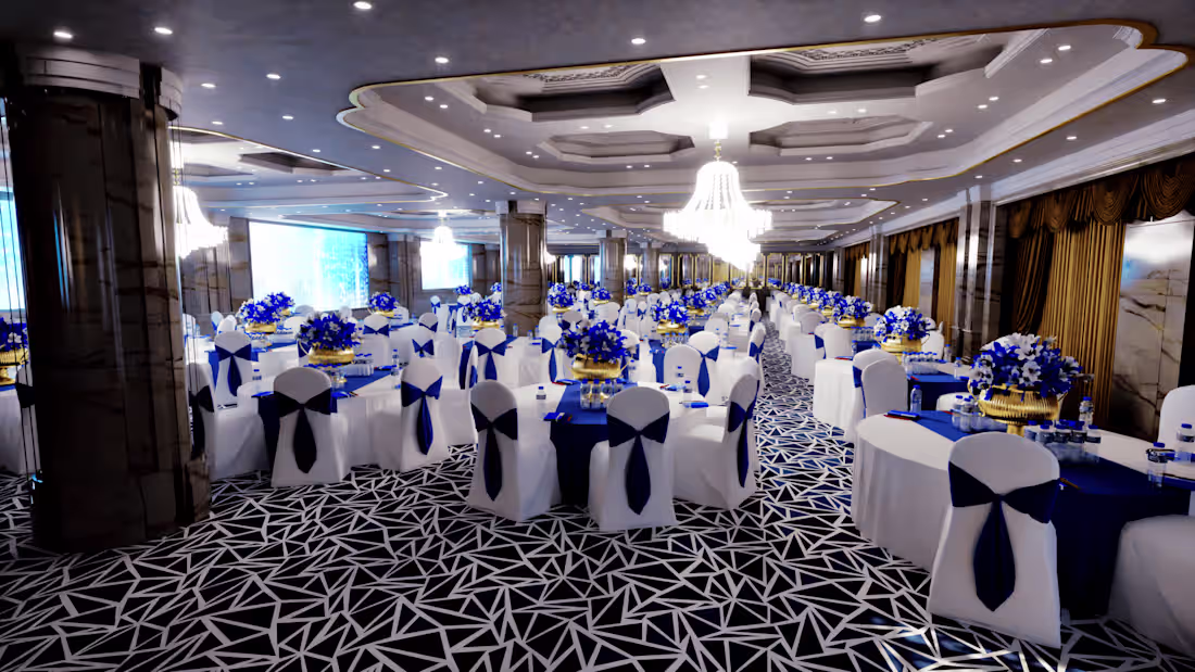 Cover image for 3D Banquet Hall Event Design 