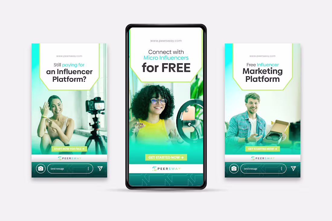 Cover image for Peersway | Social Media Design 