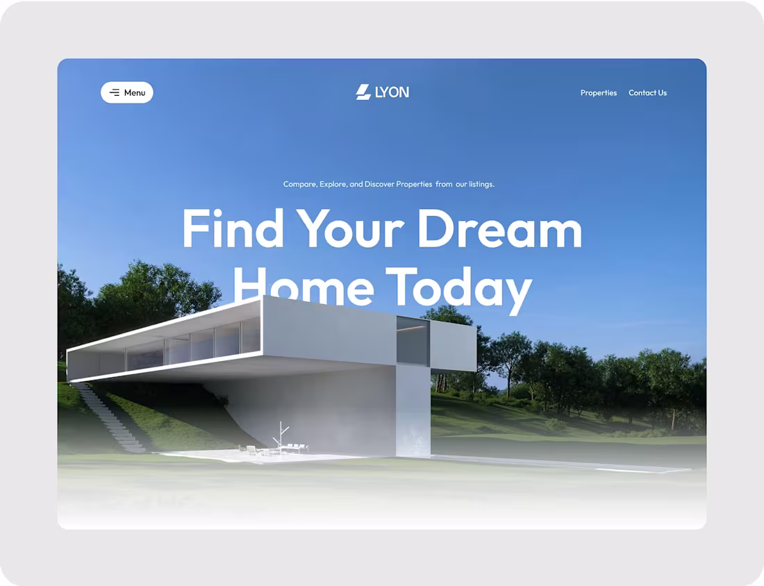 Cover image for Lyon - Real Estate Property Comparison Website