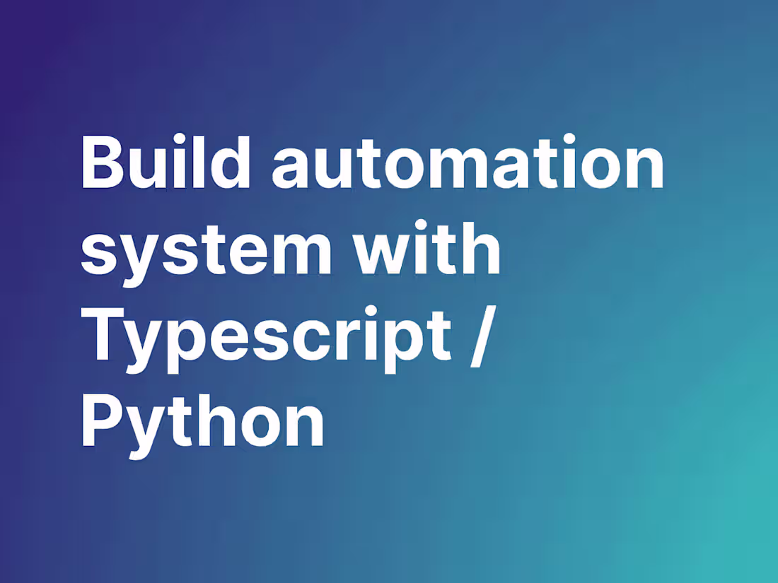 Cover image for Automation system for eficiency