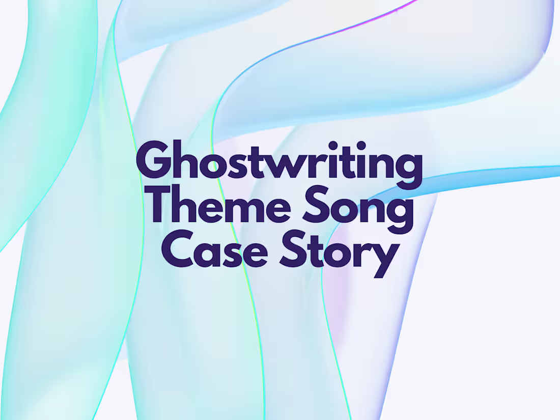 Cover image for Ghostwriter for Theme Song - Case Story