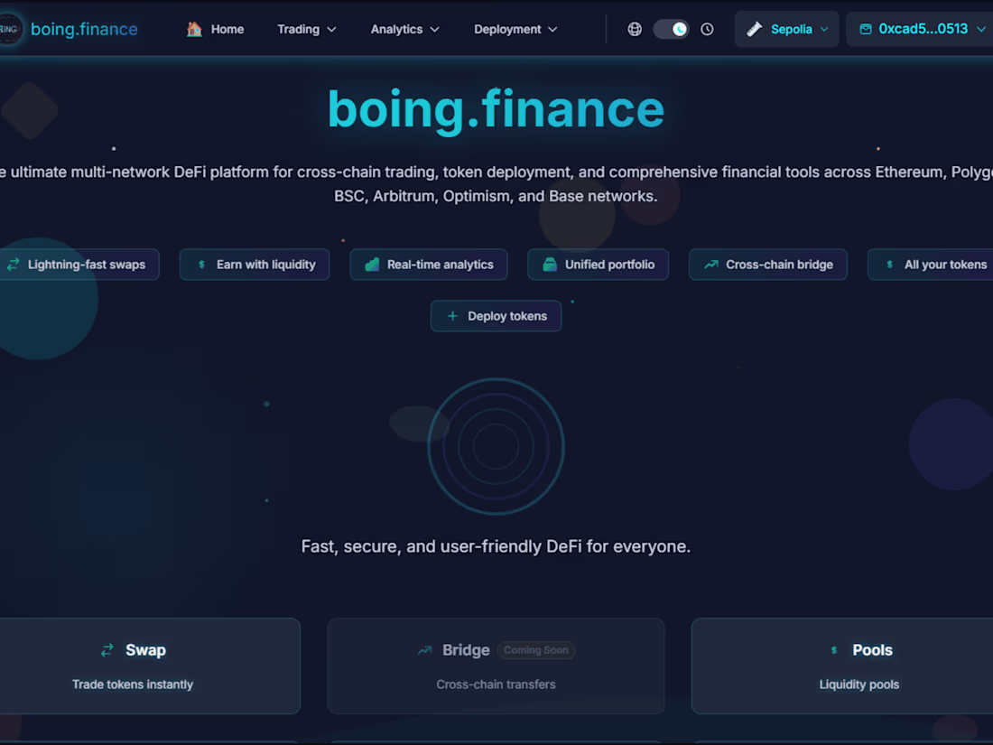 Cover image for boing.finance (http://boing.finance) Taking DeFi to the next...