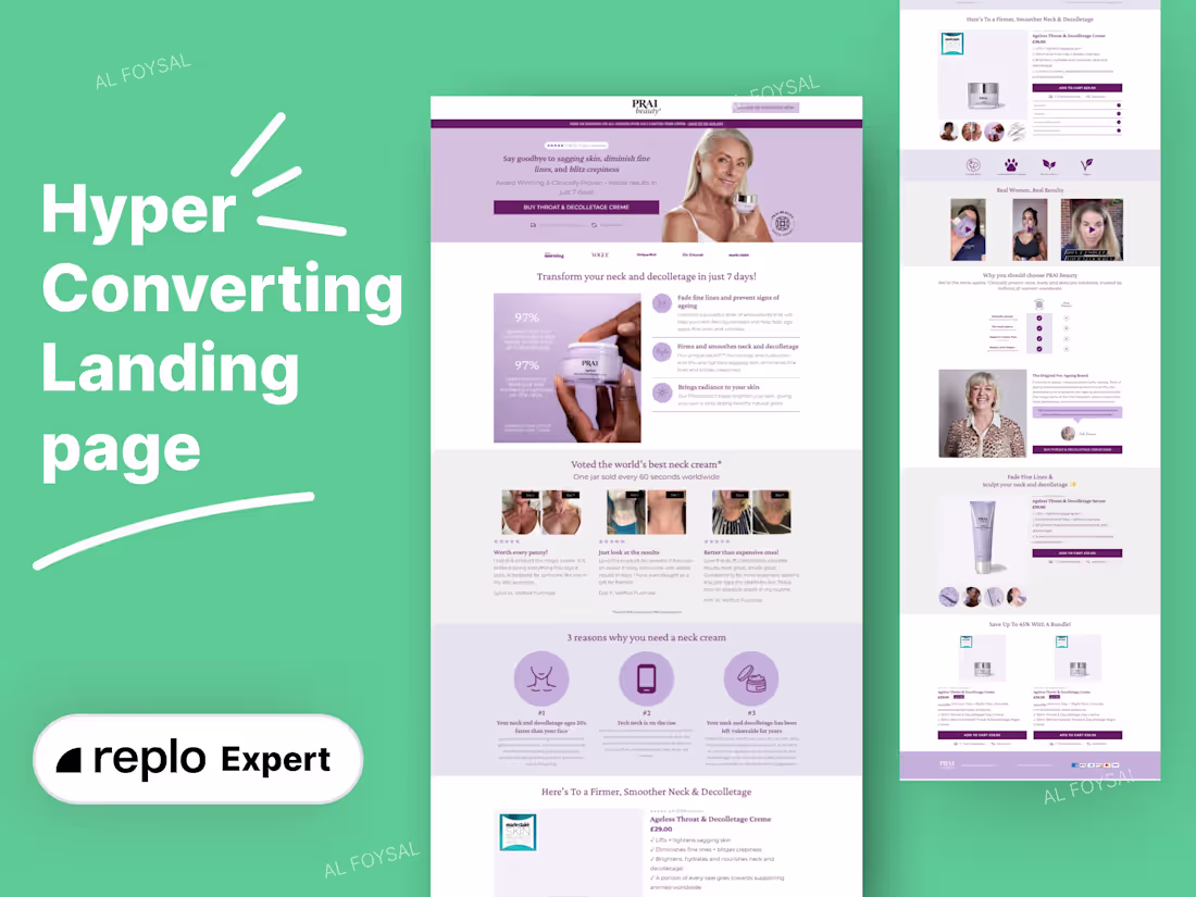 Cover image for PRAI Beauty Landing Page Optimization