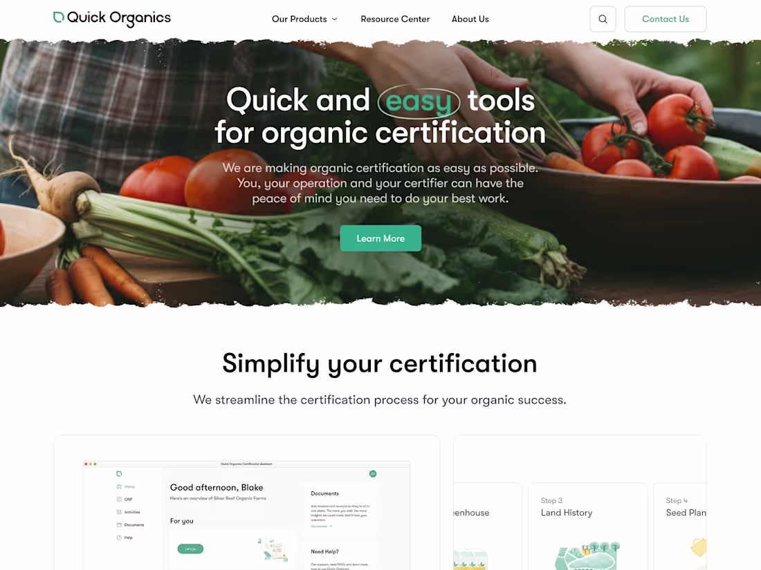 Cover image for Quick Organics