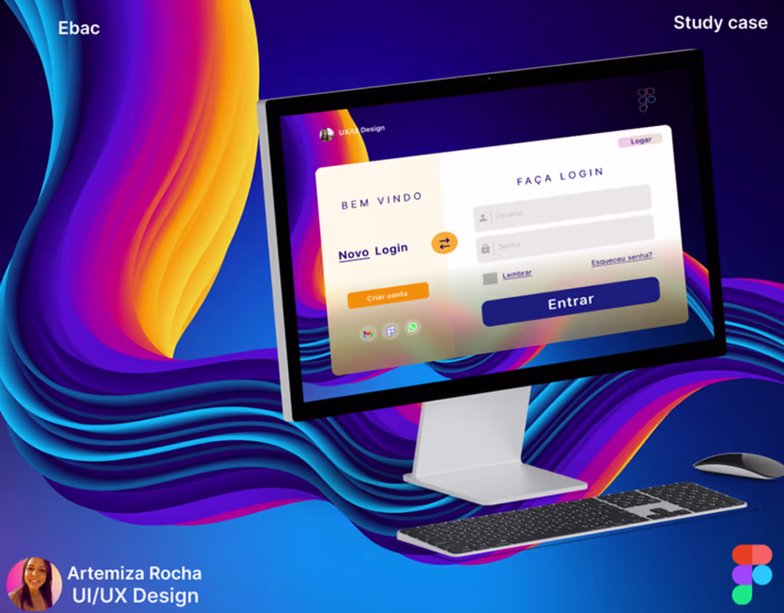 Cover image for Webinar Ebac - Tela de Login