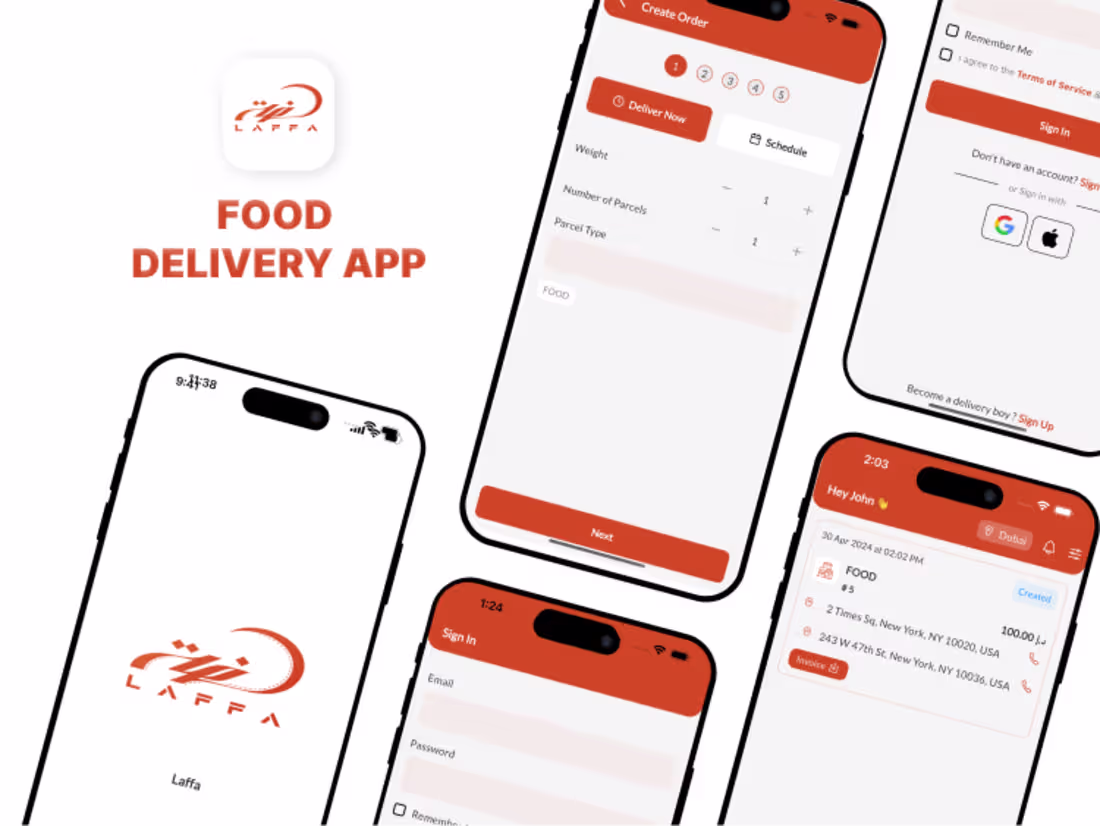 Cover image for Development of Laffa Delivery & Pickup Mobile App