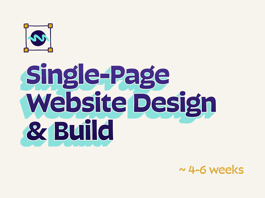 Cover image for Single-Page Website Design & Build