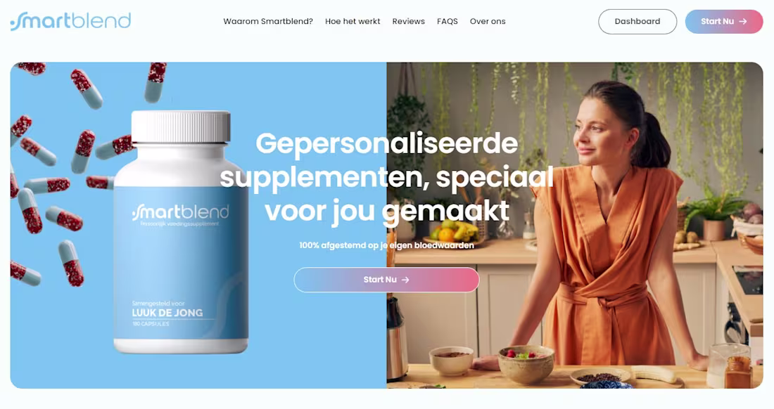 Cover image for UI Design + Webflow - Smartblend Website