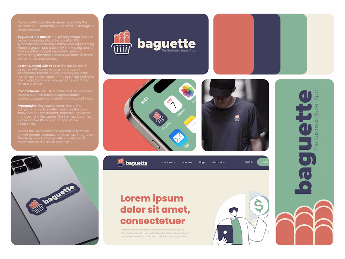 Cover image for Brand Identity Design for Business App