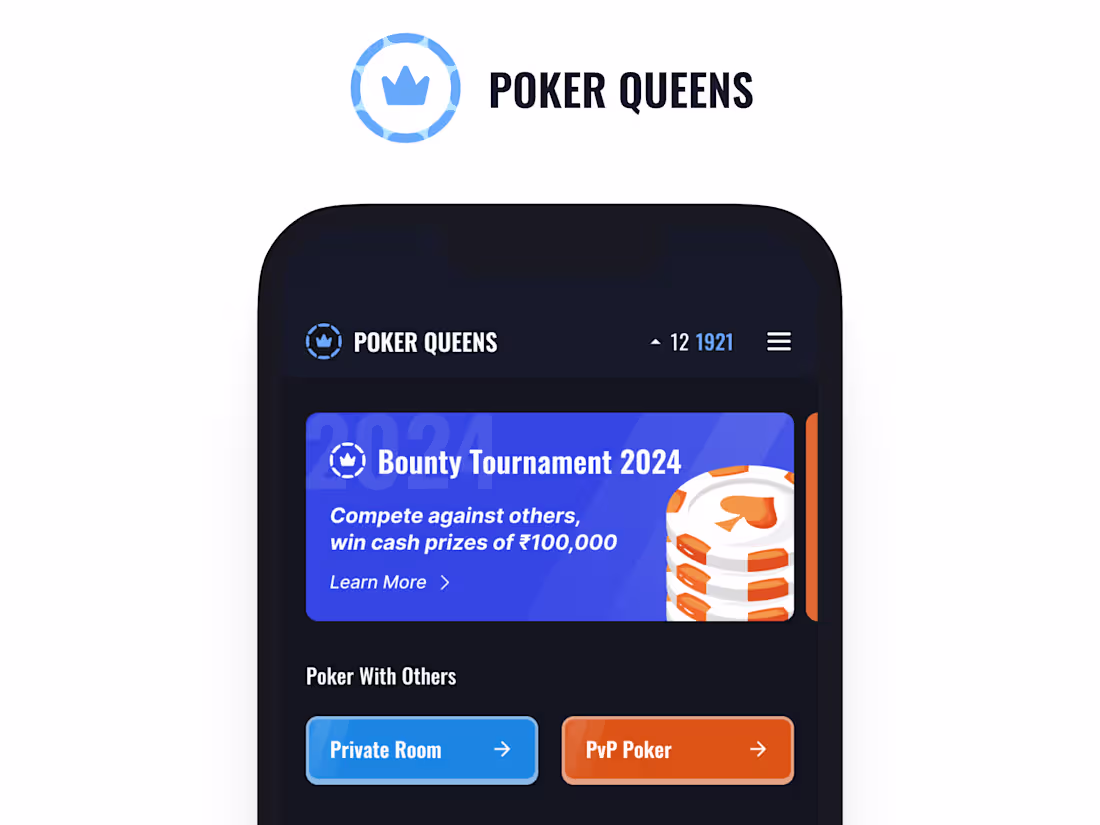 Cover image for Poker App Mobile Design