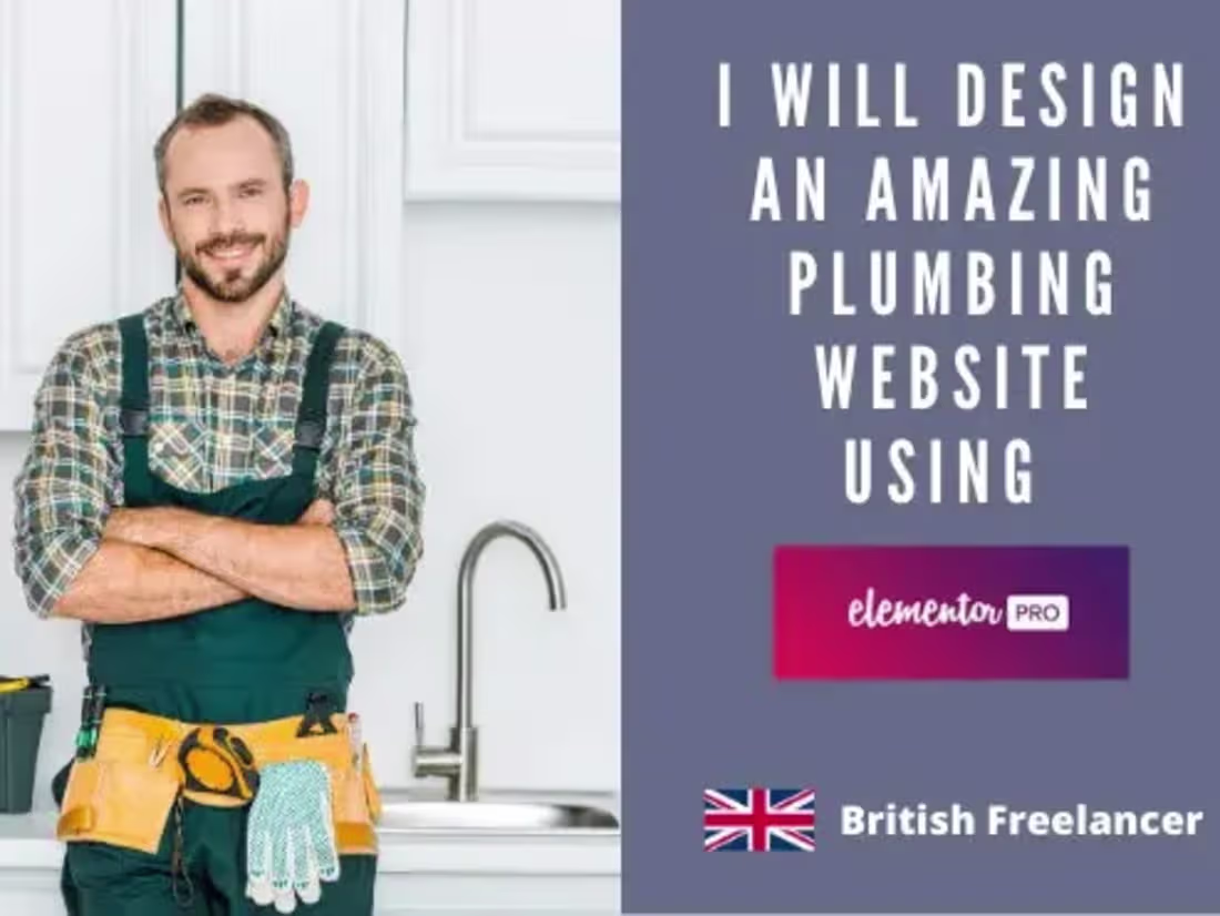 Cover image for I will design an amazing plumber website on wordpress