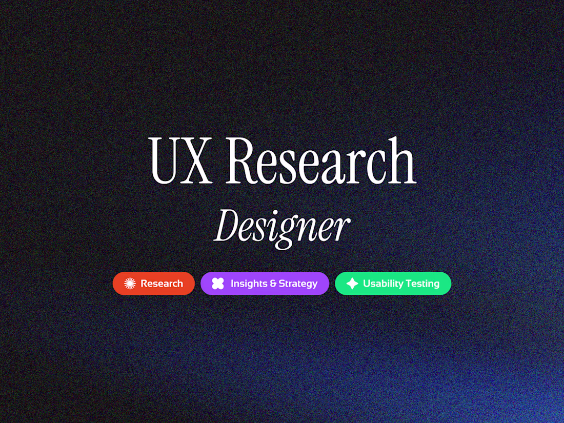 Cover image for UX Research